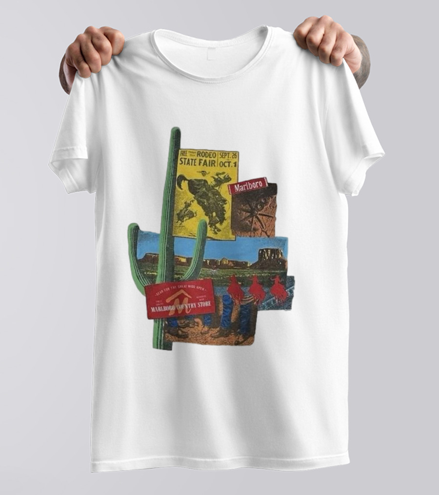 Rodeo State Fair Marlboro Country Store Wild West Promo T-Shirt