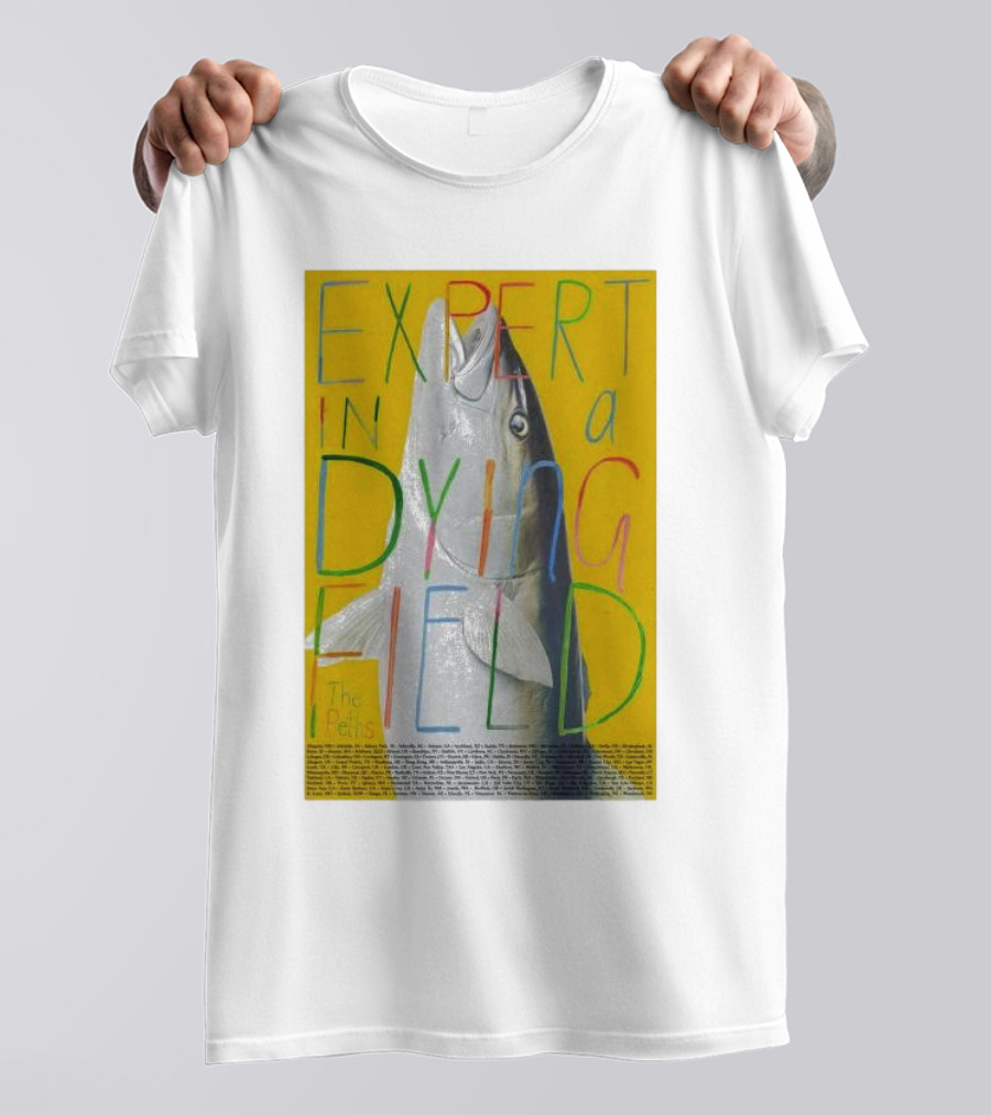 Expert In A Dying Field The Beths Colorful Lettering Fish Image T-Shirt