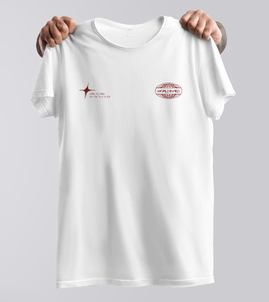 World In Red Girl In Red US Fall Tour T-Shirt