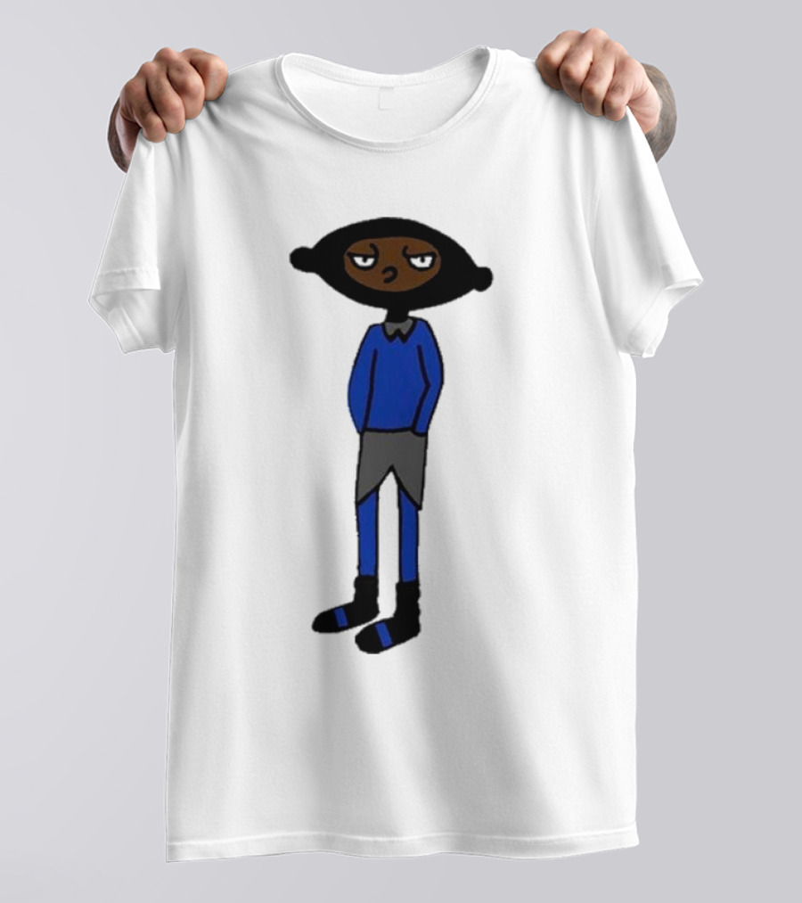 Yuno Miles Stay Calm Blue Outfit Cartoon Character T-Shirt