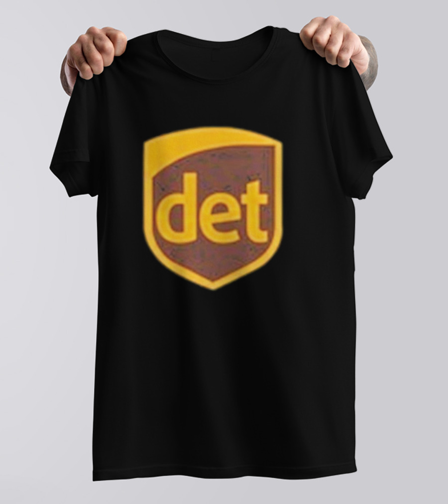 Amon-Ra Wearing Det Saint Brown Football T-Shirt