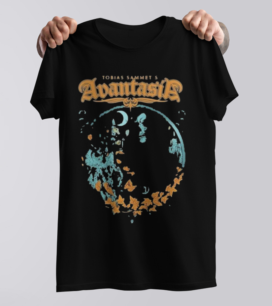 Tobias Sammet's Avantasia Owl Moon Leaves T-Shirt