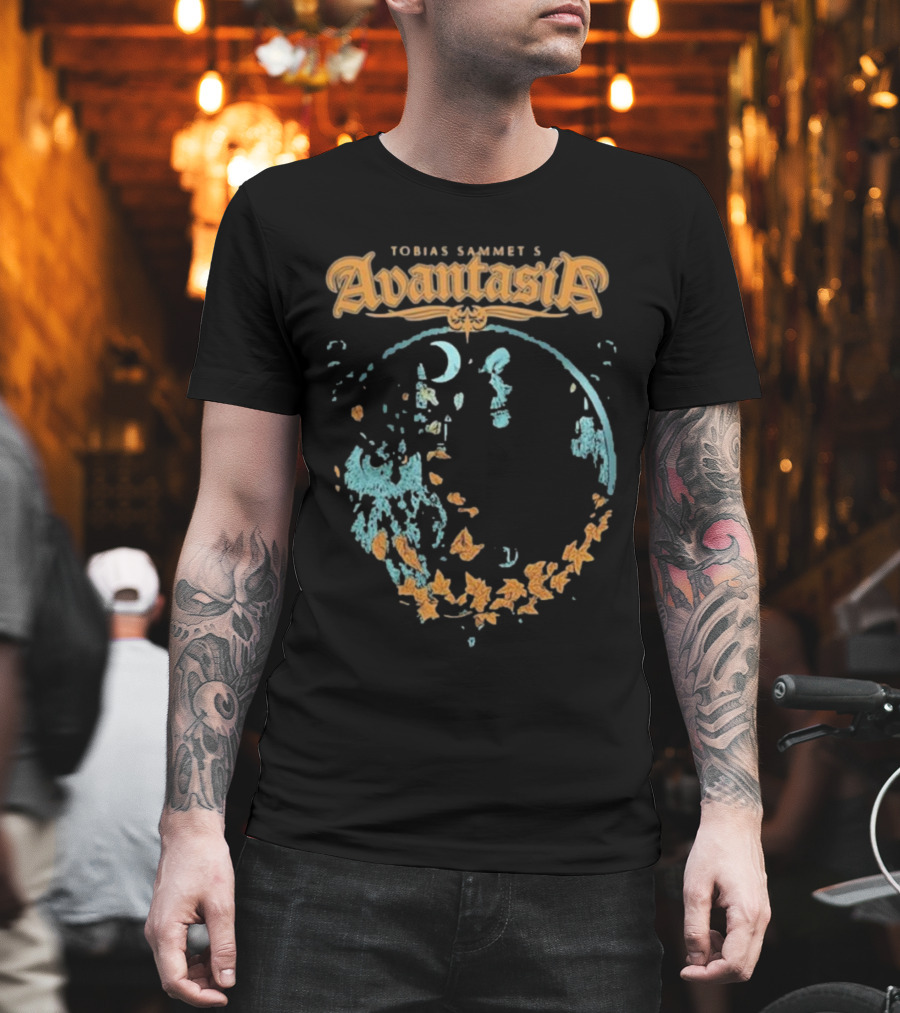Tobias Sammet's Avantasia Owl Moon Leaves T-Shirt