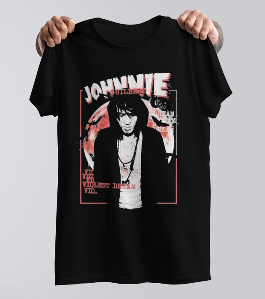 Johnnie Guilbert Moon Background Violent Dream T-Shirt