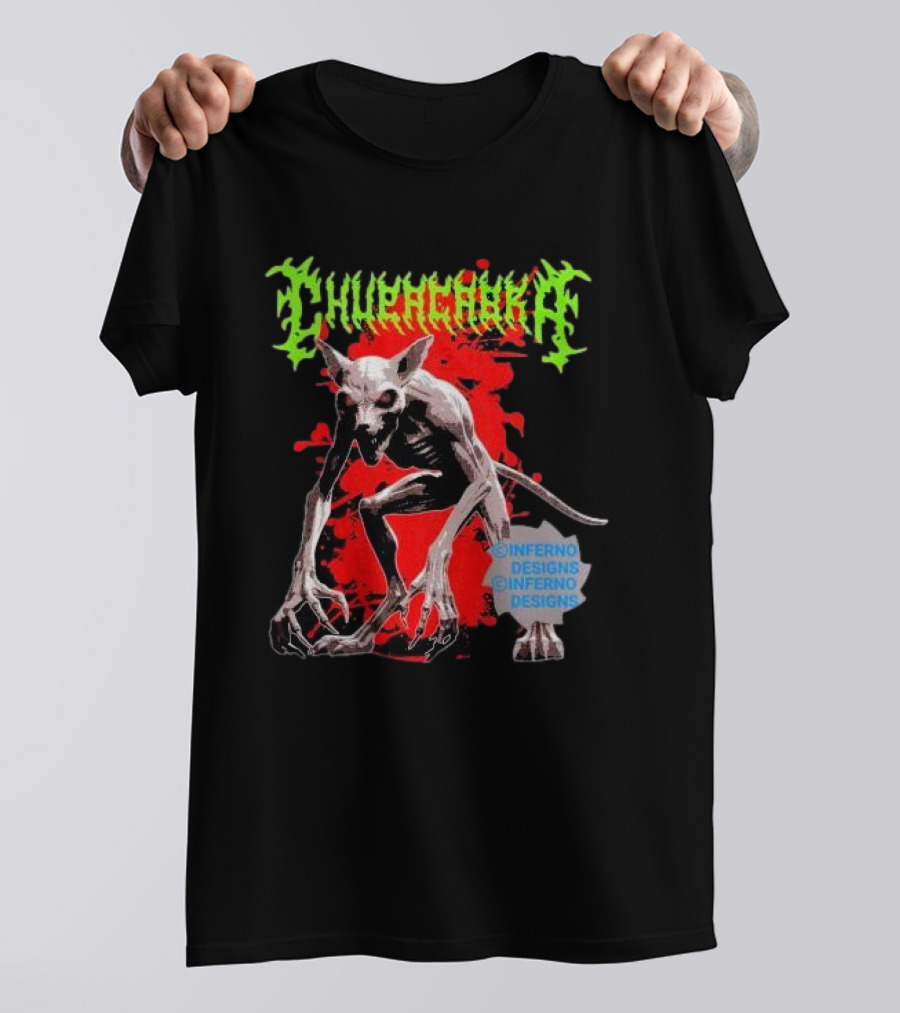 Chupacabra Cryptid Metalcore Inferno T-Shirt