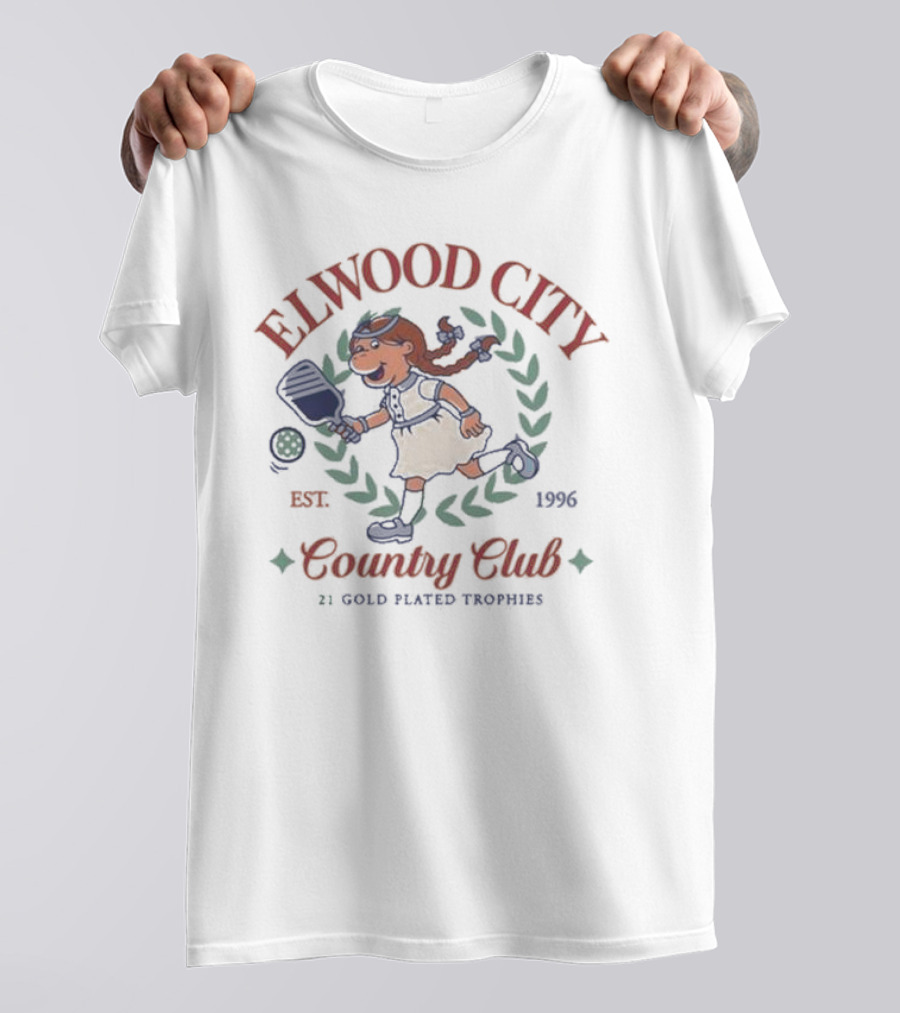ELWOOD CITY COUNTRY CLUB EST. 1996 21 GOLD PLATED TROPHIES T-Shirt