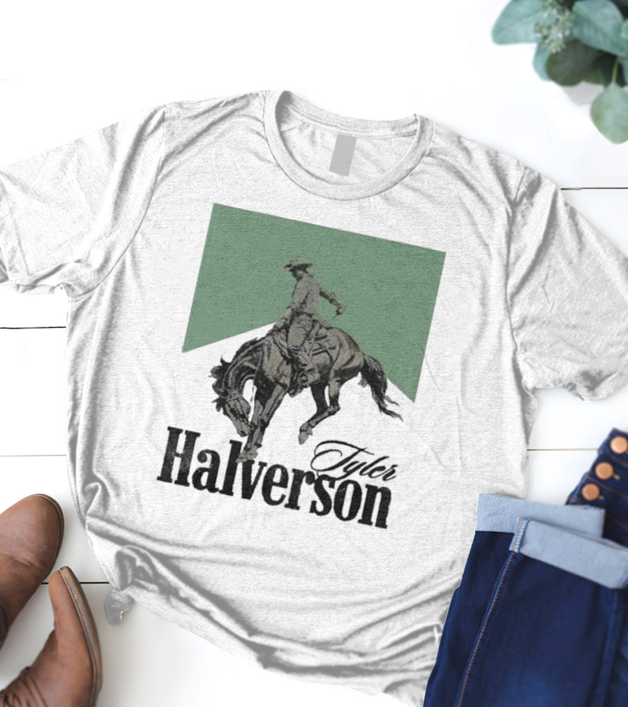 Tyler Halverson Bucking Horse Chevron T-Shirt