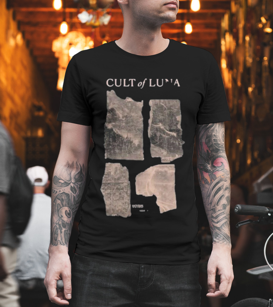 Cult Of Luna The Long Road North Map T-Shirt