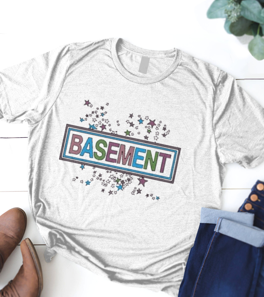 Basement Colorful Stars Burst T-Shirt