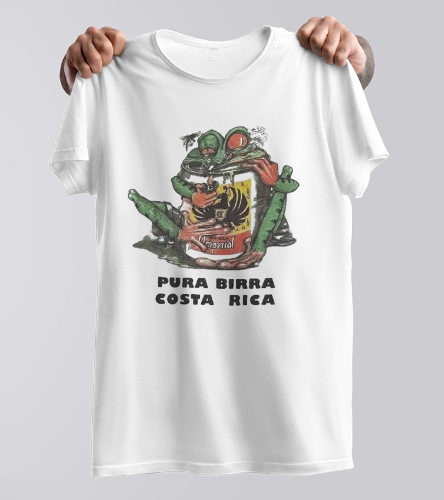 Imperial Cerveza Pura Birra Costa Rica Beer Promo T-Shirt