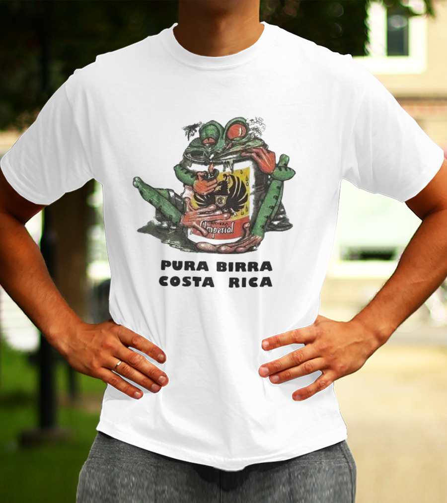 Imperial Cerveza Pura Birra Costa Rica Beer Promo T-Shirt
