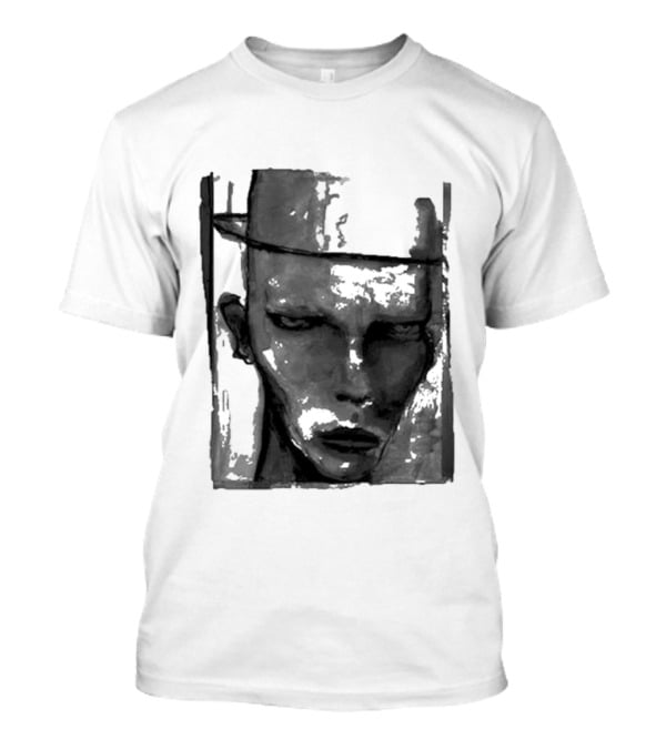 Marilyn Manson One Assassination Under God Monochrome Abstract Face T-Shirt