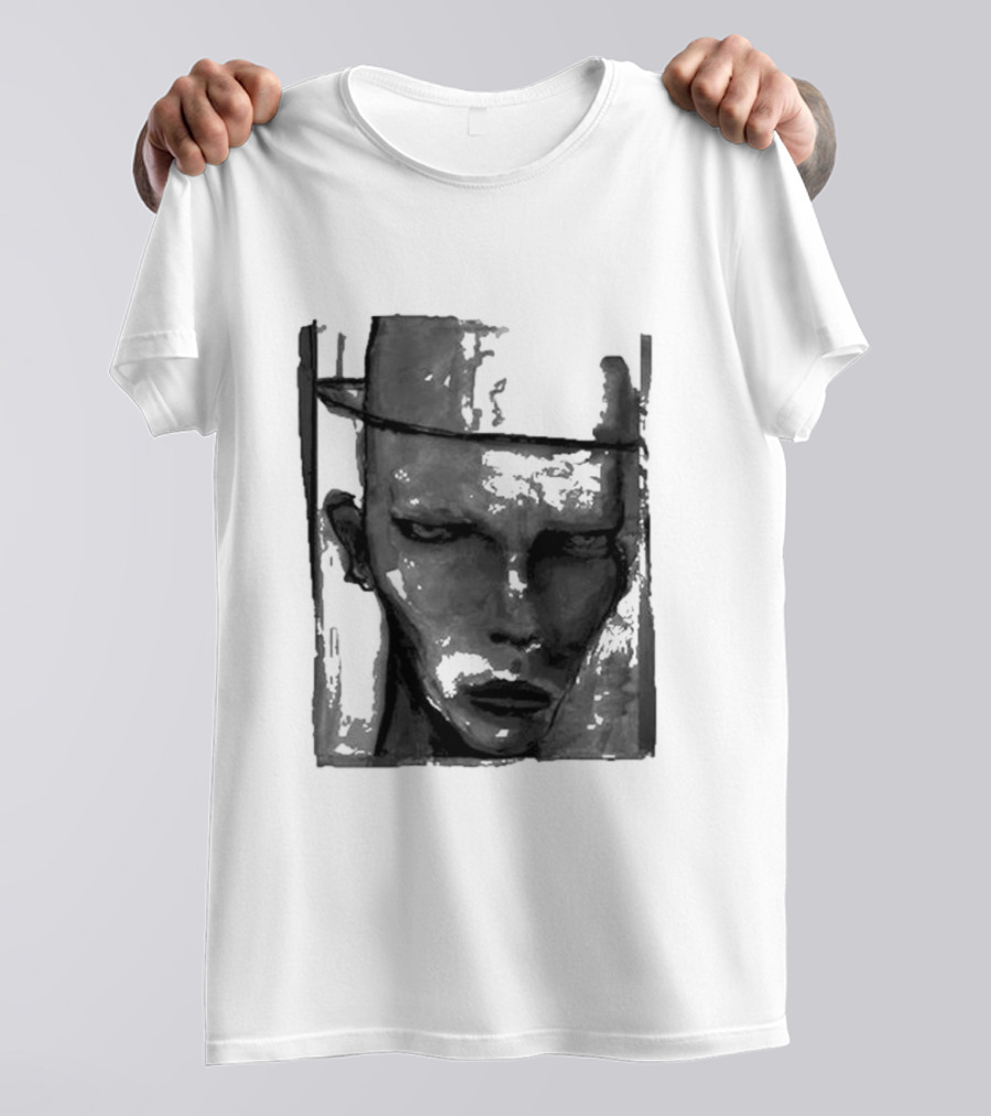 Marilyn Manson One Assassination Under God Monochrome Abstract Face T-Shirt