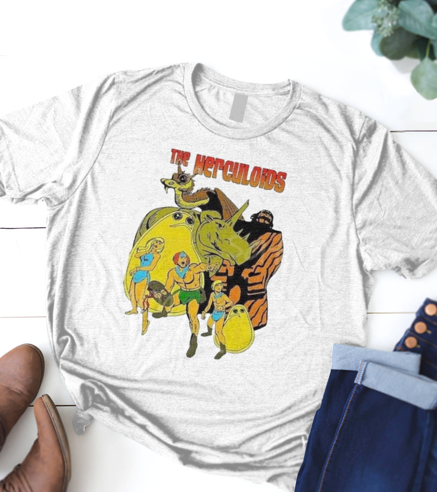 The Herculoids Classic Adventure Cartoon Characters T-Shirt