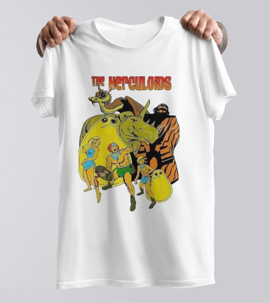 The Herculoids Classic Adventure Cartoon Characters T-Shirt