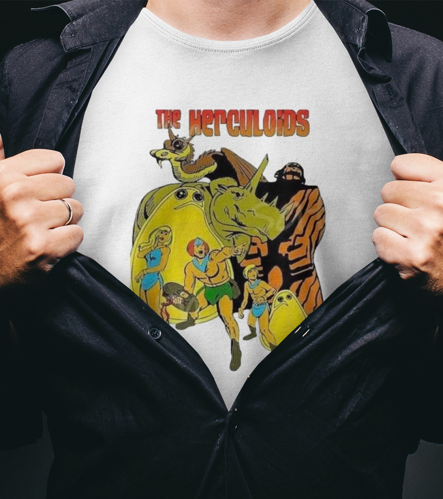 The Herculoids Classic Adventure Cartoon Characters T-Shirt