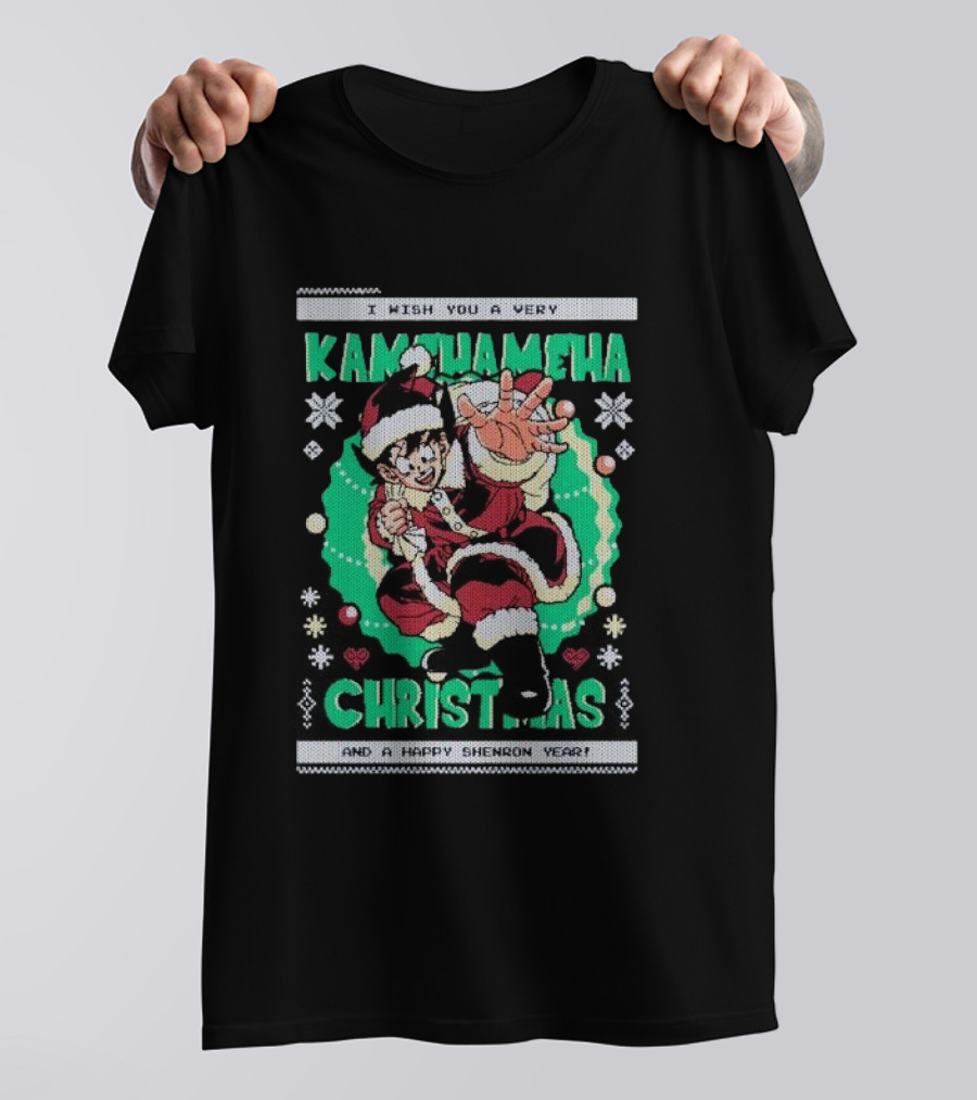 I Wish You A Very Kamehameha Christmas And A Happy Shenron Year T-Shirt