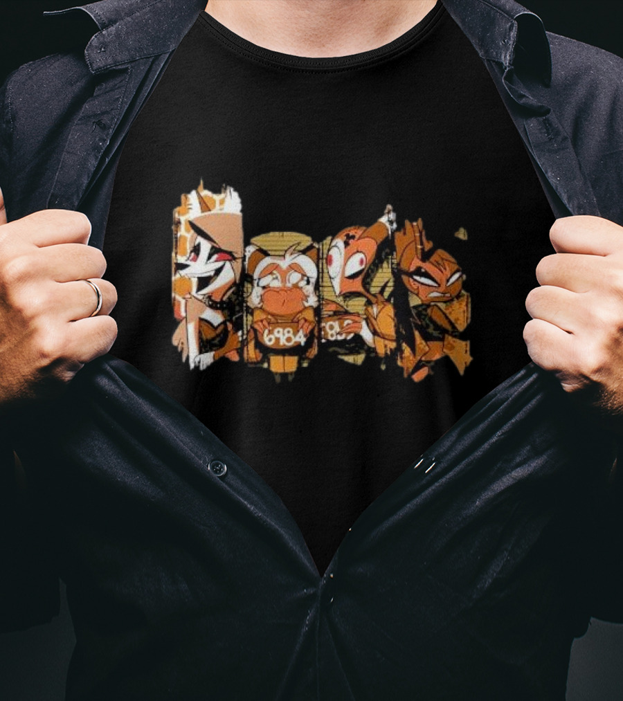 Imp Shot Hazbin Hotel Mugshot Characters 6984 6825 T-Shirt