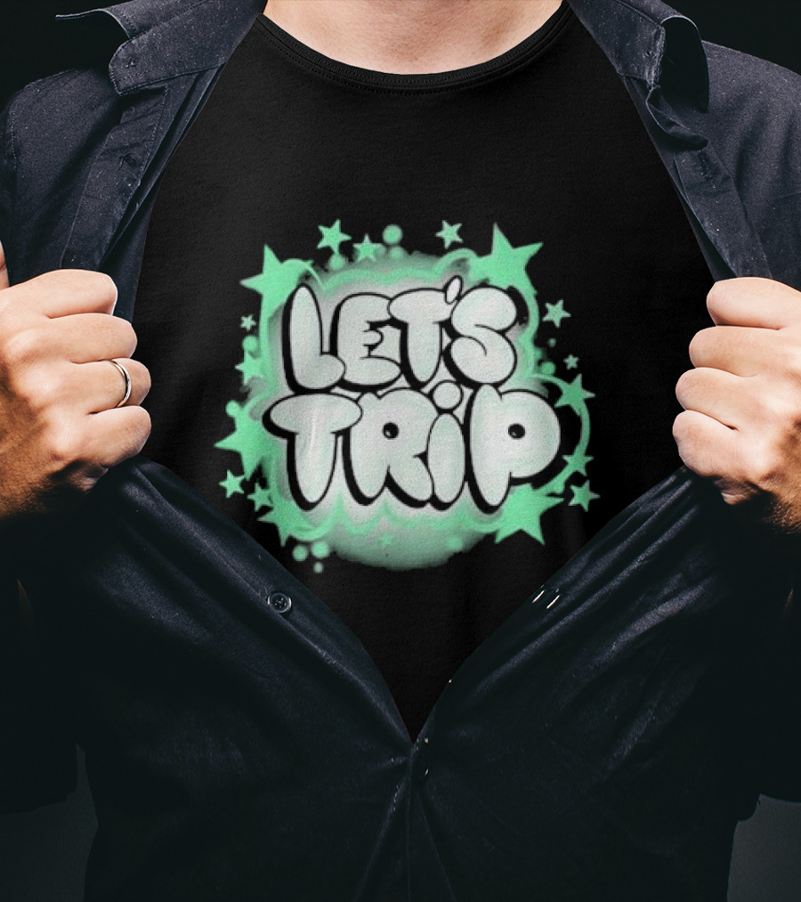 Sturniolo Let's Trip Airbrush Stars T-Shirt