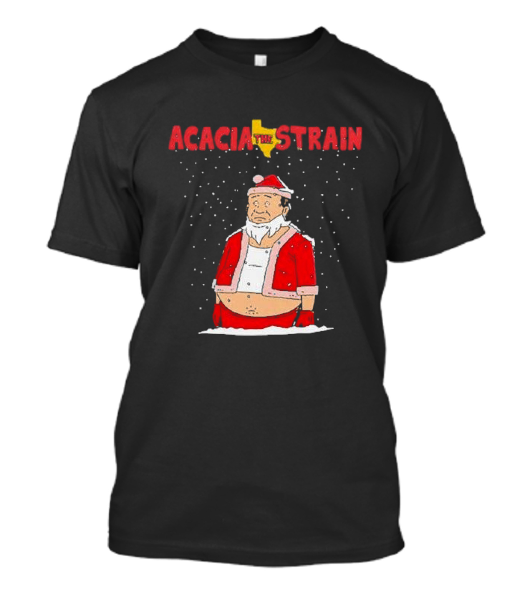Acacia The Strain Texas Santa Snowstorm T-Shirt
