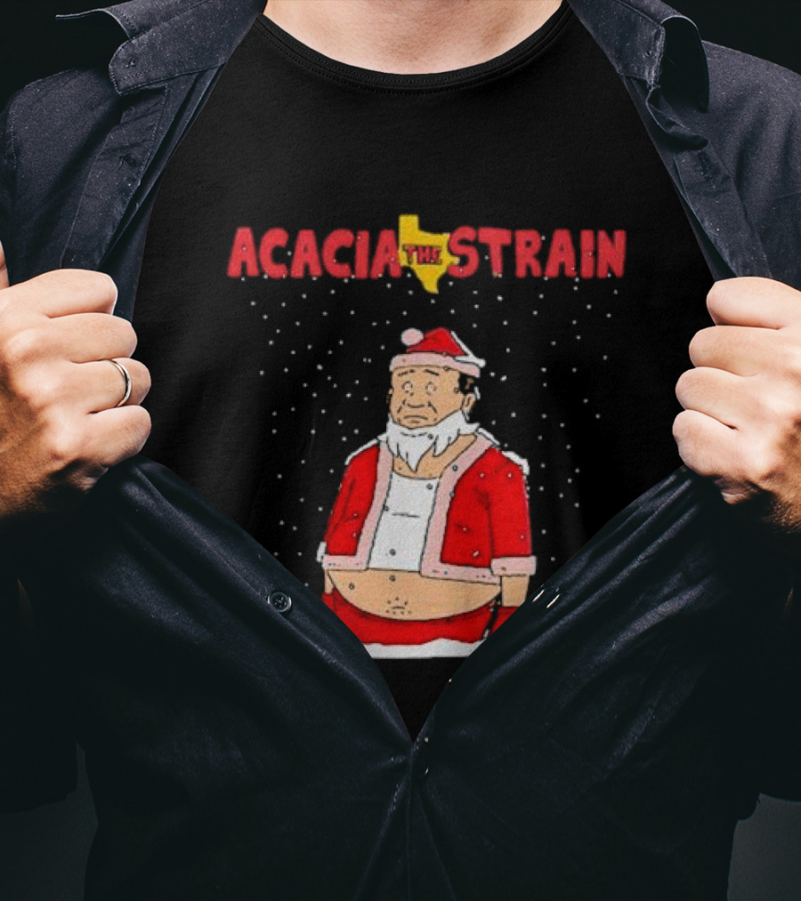 Acacia The Strain Texas Santa Snowstorm T-Shirt