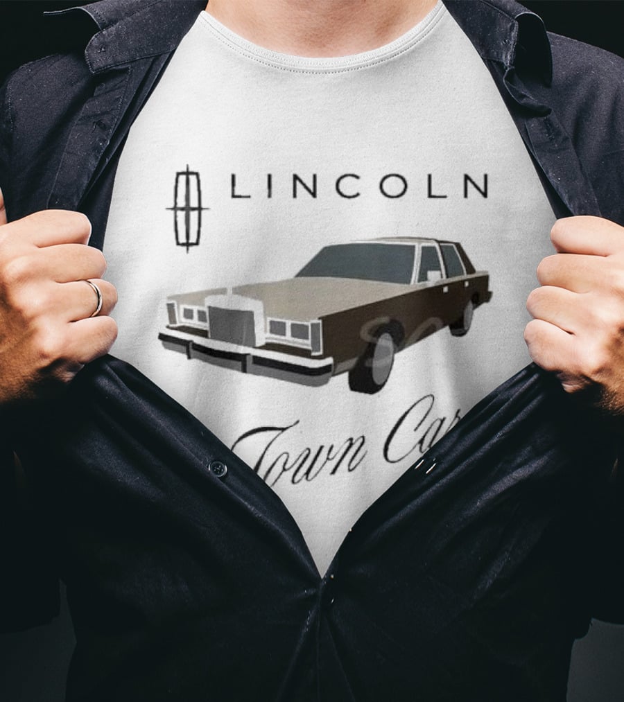 Lincoln Town Car Vintage Sedan Icon T-Shirt