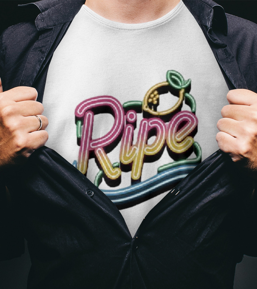 Ripe Neon Ribbed Fruit T-Shirt