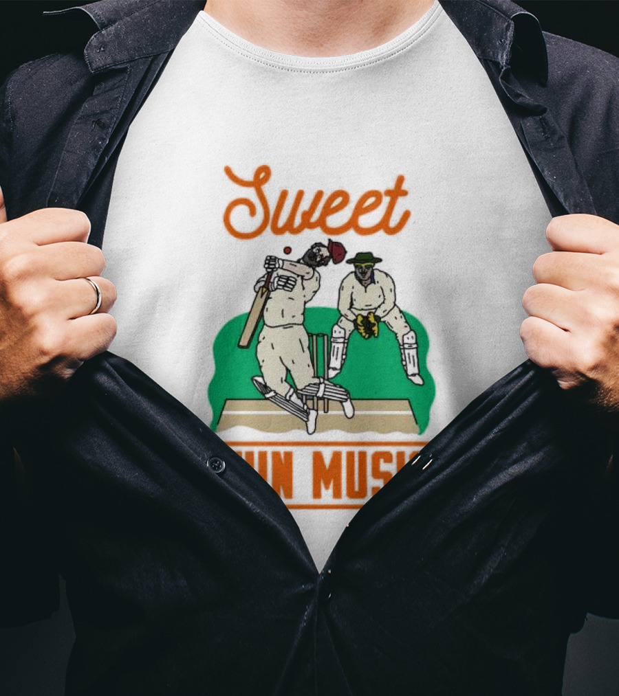 Sweet Chin Music Cricket Scene T-Shirt