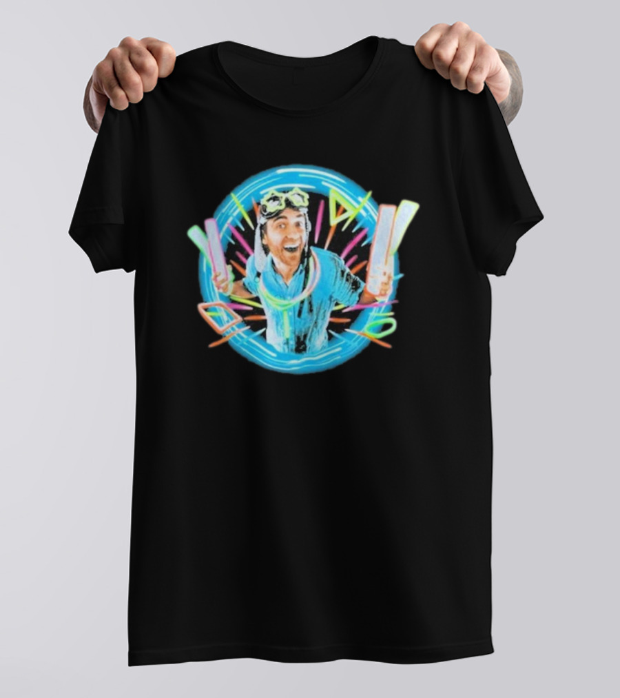 Danny Go Exciting Glowsticks Adventure Black T-Shirt