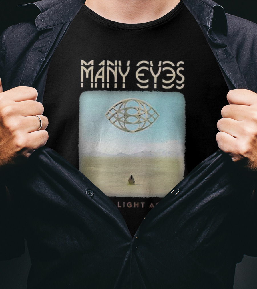 Many Eyes The Light Age Many Eyes Album Cover Desert Scene T-Shirt