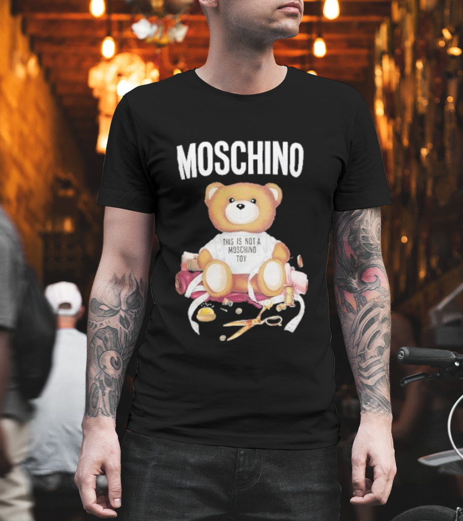Moschino Teddy This Is Not A Moschino Toy Print T-Shirt