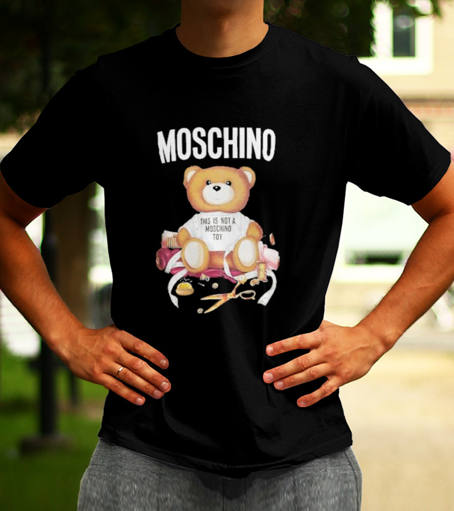 Moschino Teddy This Is Not A Moschino Toy Print T-Shirt