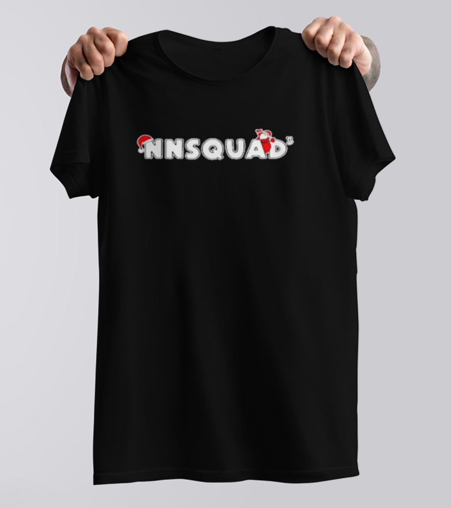 NNSQUAD Christmas Santa Hat And Beard T-Shirt