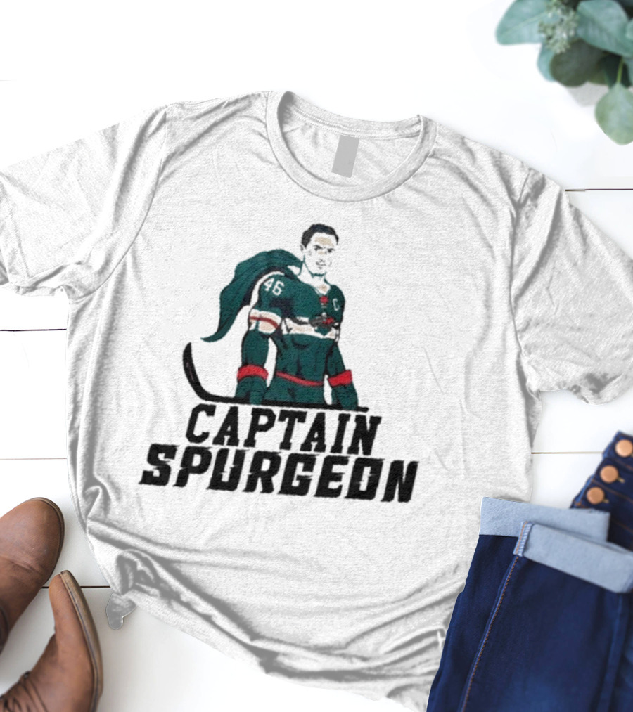 Matt Boldy Featuring Captain Spurgeon Hockey Hero 46 T-Shirt