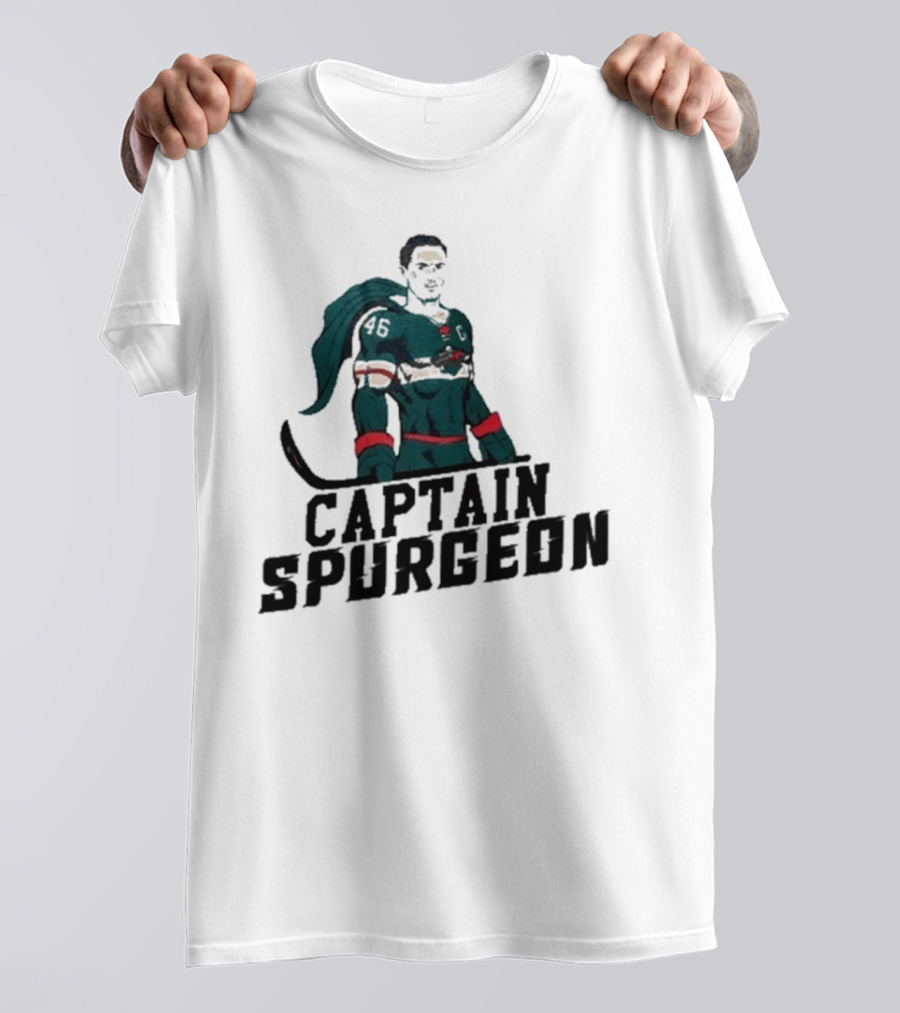 Matt Boldy Featuring Captain Spurgeon Hockey Hero 46 T-Shirt