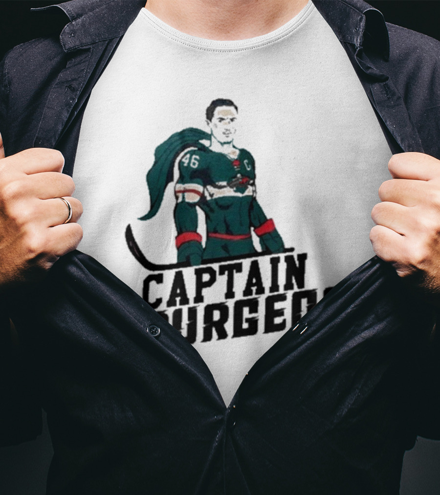 Matt Boldy Featuring Captain Spurgeon Hockey Hero 46 T-Shirt