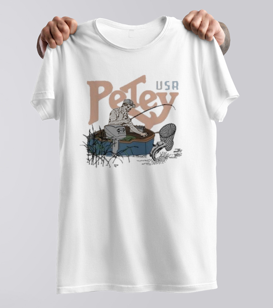Petey USA Fishing With Catch And Tackle T-Shirt