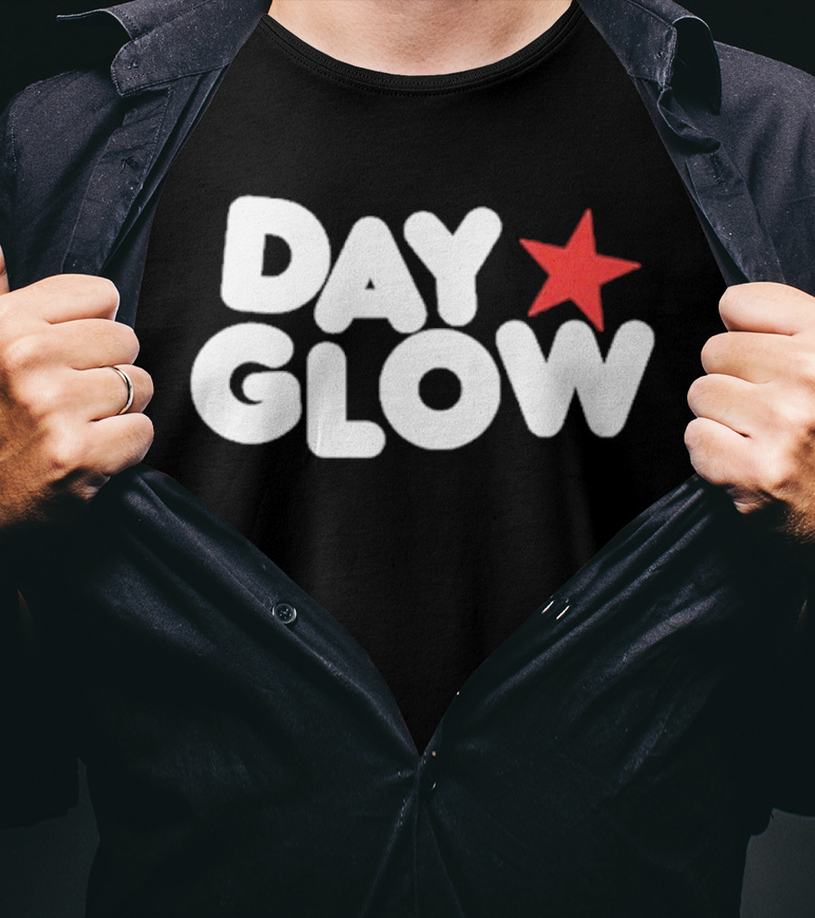 Day Glow Red Star T-Shirt