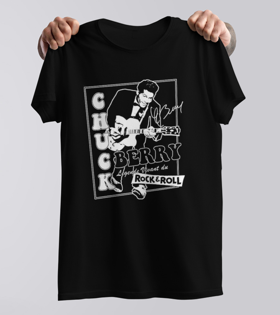 Chuck Berry Légende Vivant Du Rock And Roll T-Shirt