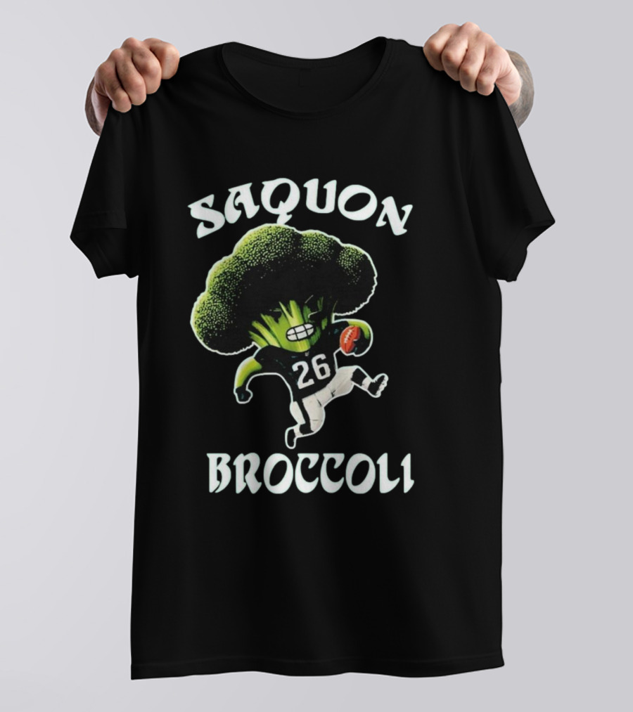 Saquon Broccoli 26 Football Player T-Shirt