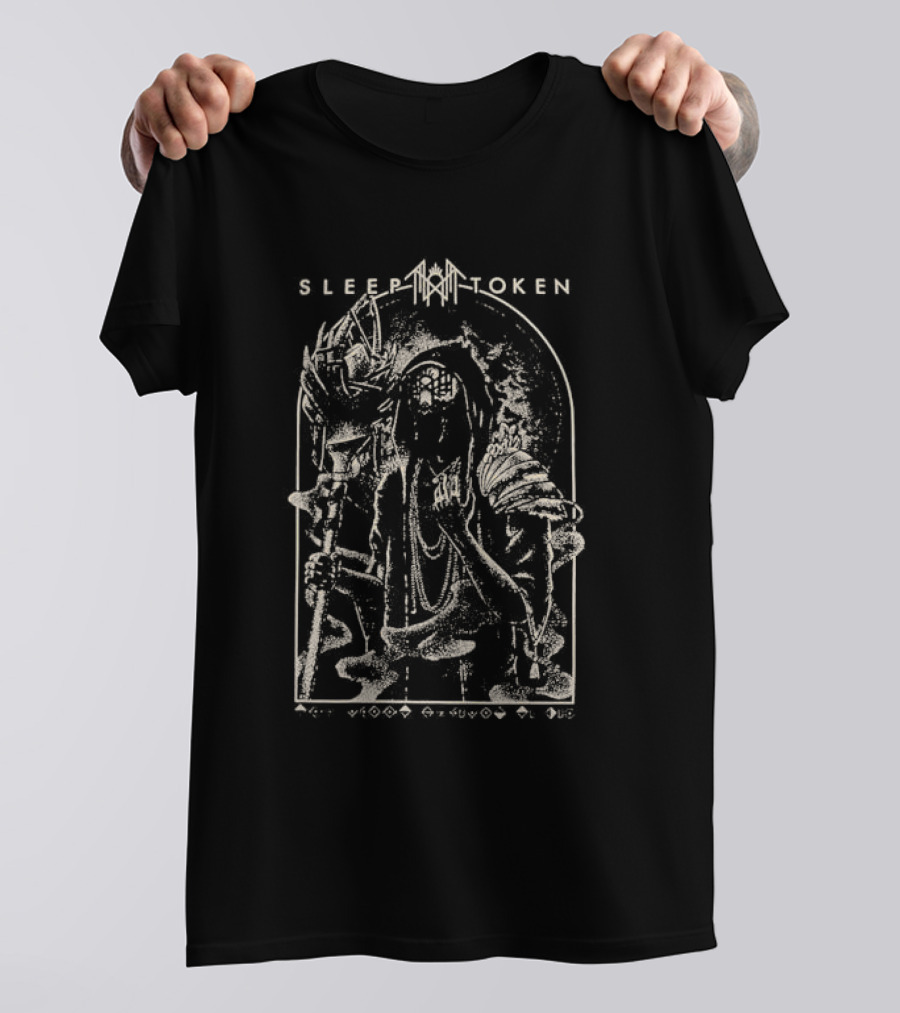 Sleep Token The Night Belongs To You Masked Entity Holding Staff T-Shirt