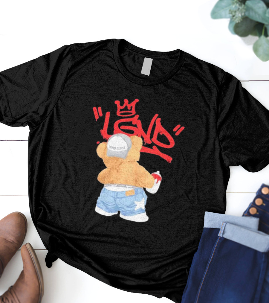 Tagger Bear LGND Lord Supply Graffiti T-Shirt