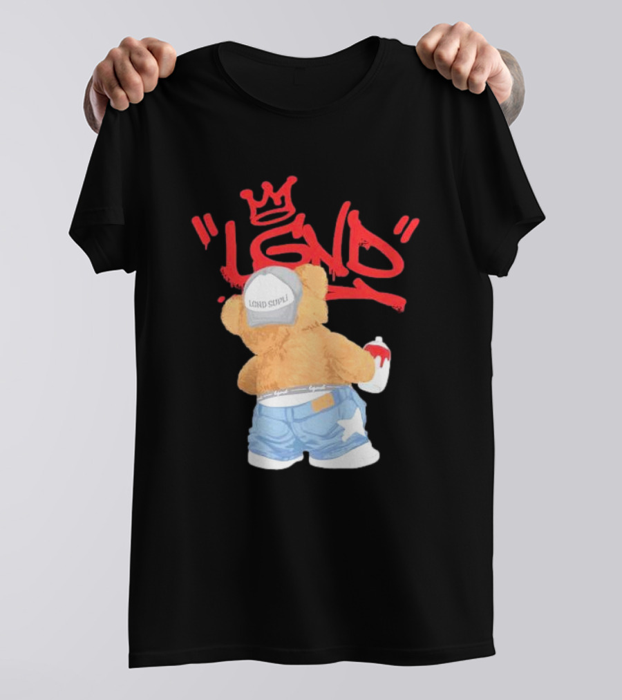 Tagger Bear LGND Lord Supply Graffiti T-Shirt