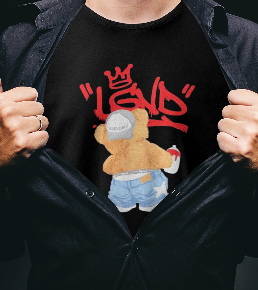 Tagger Bear LGND Lord Supply Graffiti T-Shirt