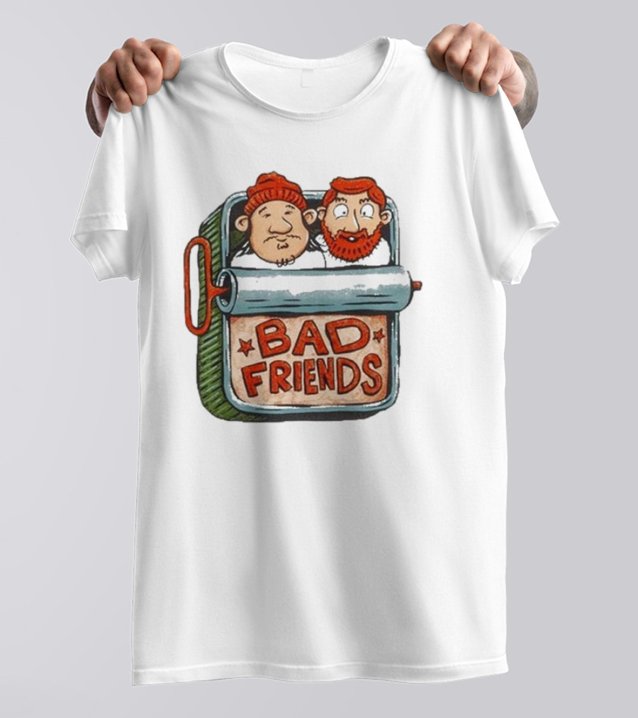 Bad Friends Meat Grinder Beanie And Redhead Duo T-Shirt