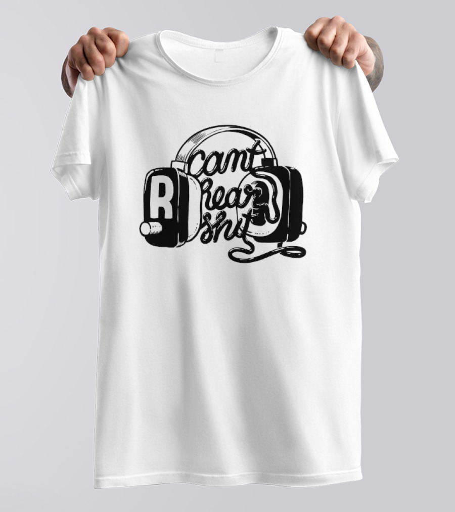 Can't Hear Shit DJ Westbam Headphone T-Shirt