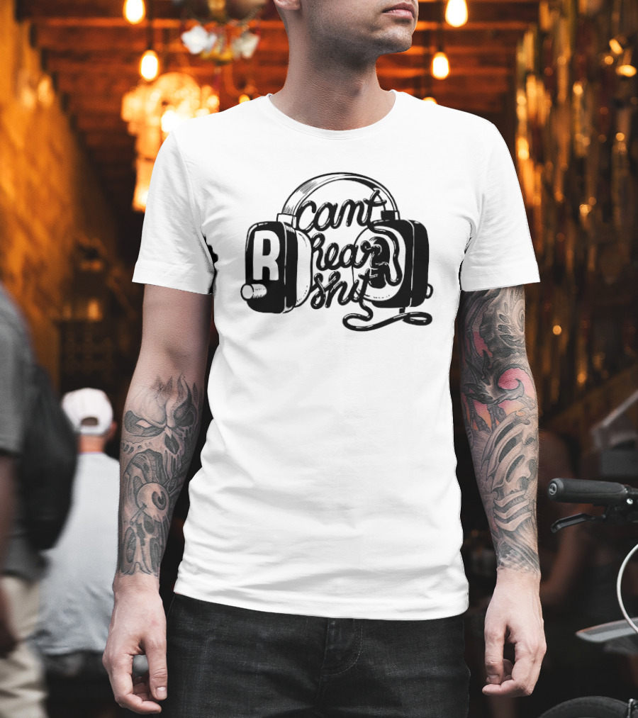 Can't Hear Shit DJ Westbam Headphone T-Shirt