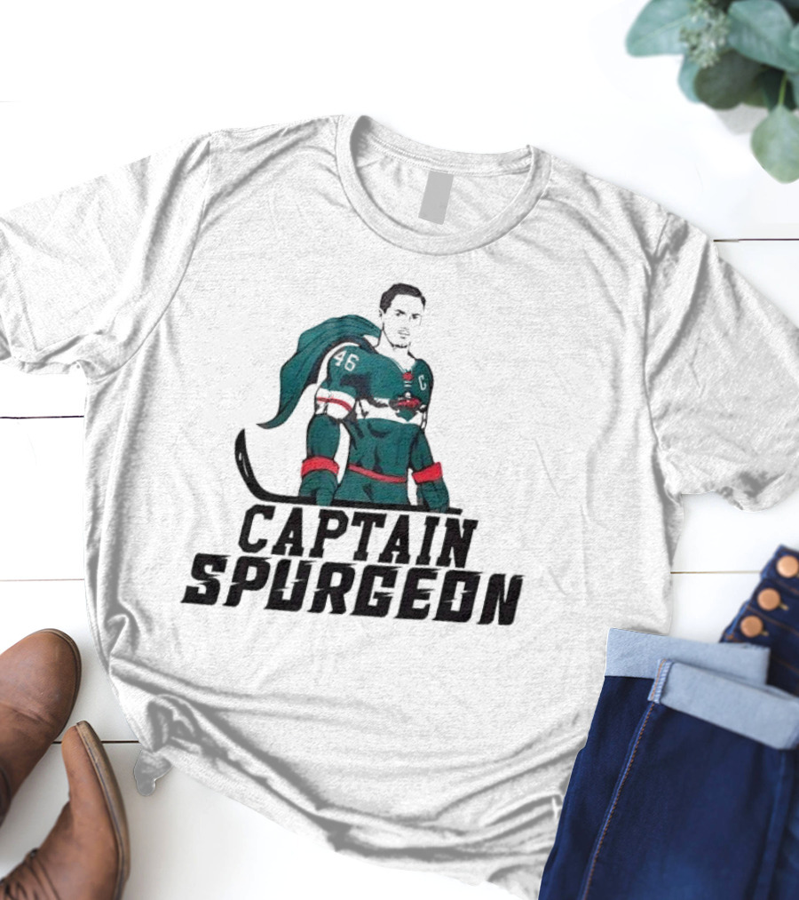 Captain Spurgeon 46 Hockey Superhero T-Shirt