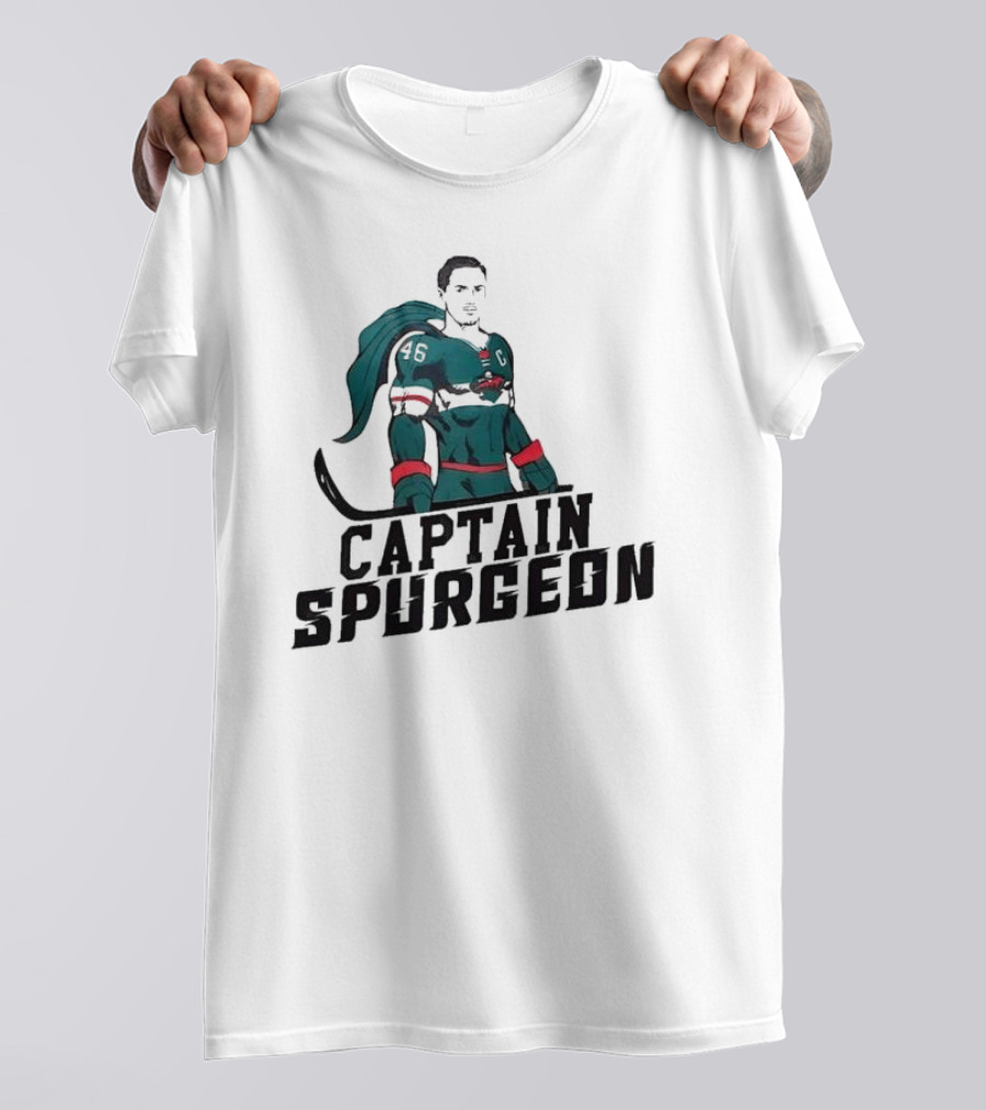 Captain Spurgeon 46 Hockey Superhero T-Shirt