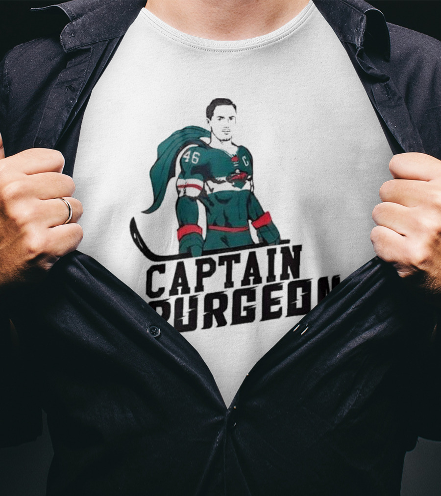 Captain Spurgeon 46 Hockey Superhero T-Shirt